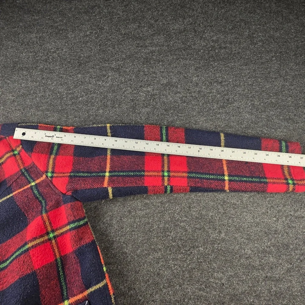 VTG Altamont Brian Slash Hansen Mens Sherpa Flannel Shacket Skater Plaid Size L